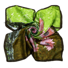 Chinese factory wholesale 100% silk scarf from SUZHOU
